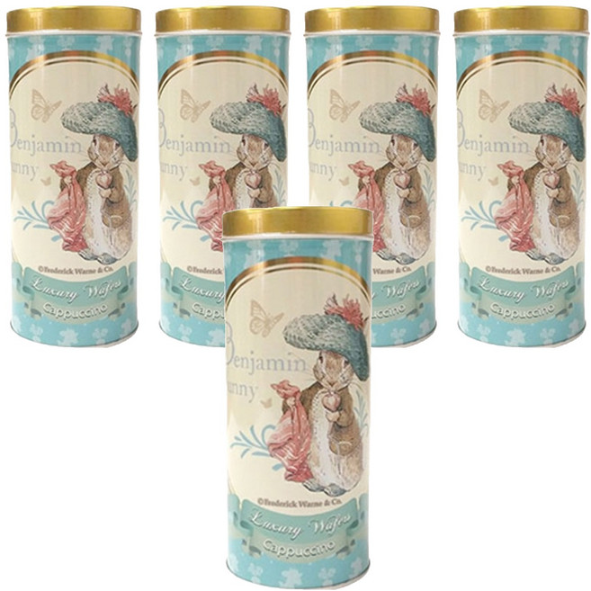 PETER RABBIT 比得兔 捲心酥 卡布奇諾口味, 100g, 5罐