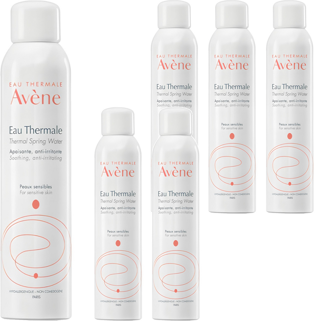 Avene 雅漾 舒護活泉水保濕噴霧 曬後舒緩 清爽肌膚, 300ml, 6瓶