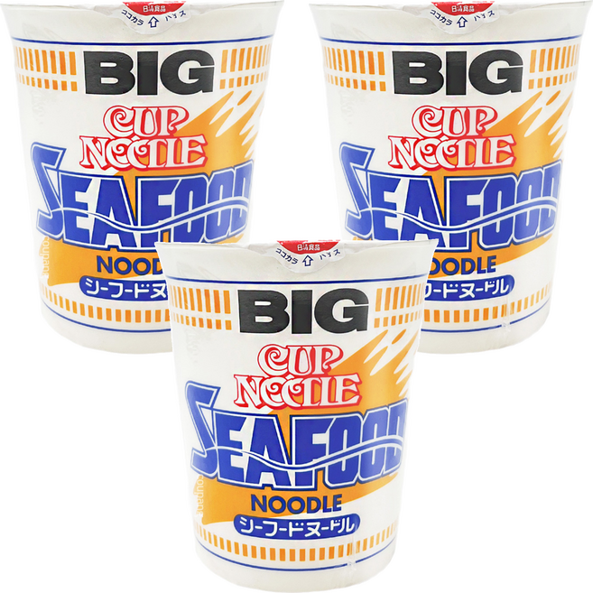 NISSIN 日清 CUP NOODLE 合味道 BIG 大海鮮杯麵 104g, 3入