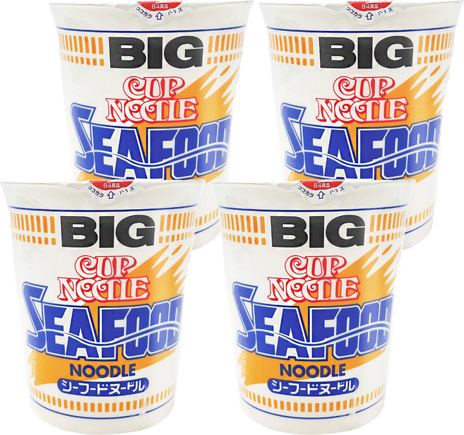 NISSIN 日清 CUP NOODLE 合味道 BIG 大海鮮杯麵 104g, 4入