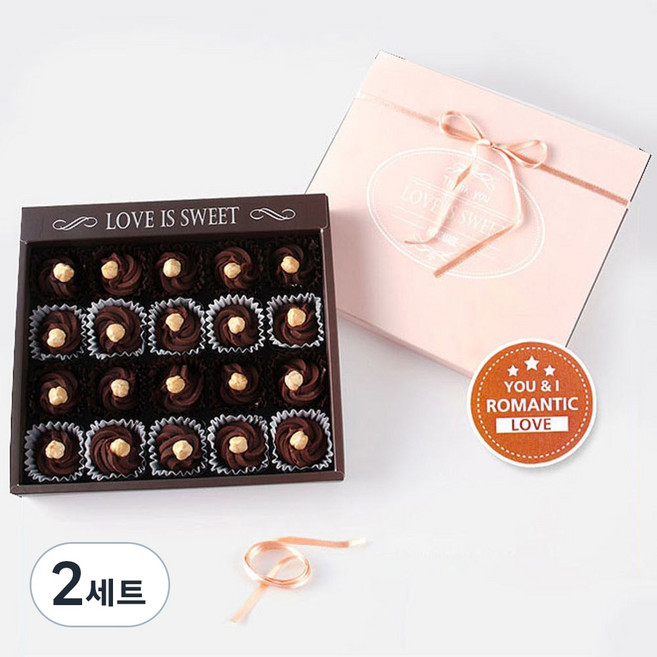 상상앤드 헤이즐넛 프랄리네 초콜릿 만들기 세트, 초콜릿 만들기 DIY 12종, 2세트