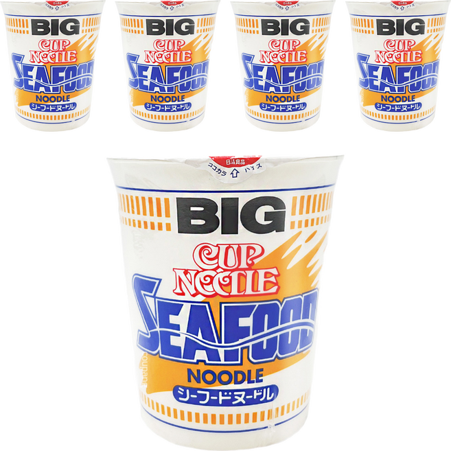 NISSIN 日清 CUP NOODLE 合味道 BIG 大海鮮杯麵 104g, 5入