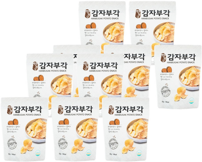 한부각 감자부각, 30g, 10개