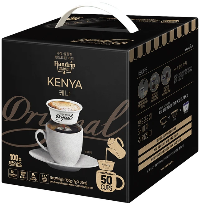 핸드립 오리지널 케냐, 7g, 50개입, 1개 - 쿠팡
