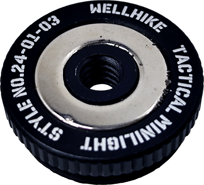 WellHike 玩客 燭火燈配件 磁吸底座, 1個, 黑色