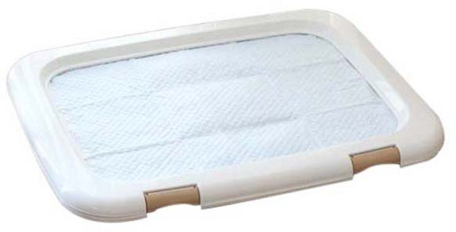 아이리스 그물망 없는 기본형 배변판, 화이트, 1개