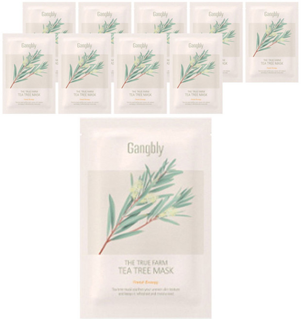 강블리 더 트루 팜 티트리 마스크 30ml, 10개, 1개입