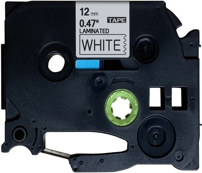 오피스토어 호환 라벨테이프 BZ-231, 흰색바탕 + 검정글자, 12mm