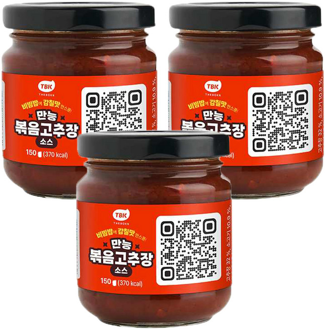 TBK 만능볶음고추장소스, 150g, 3개