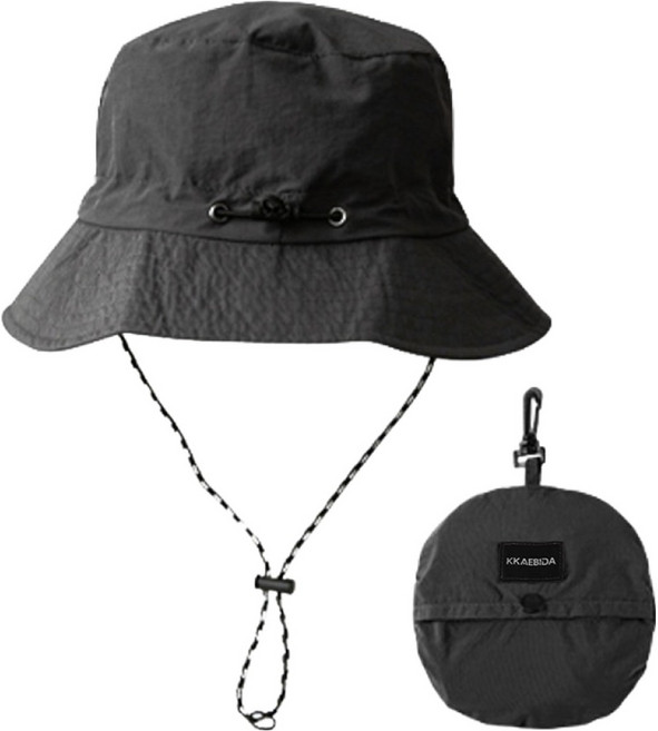 깨비다 포켓 접이식 벙거지 모자