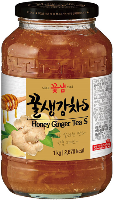 꽃샘 꿀생강차 S, 1kg, 1개입, 1개