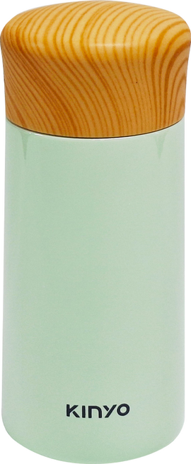 Kinyo 不鏽鋼真空迷你口袋杯 KIM-36, 綠色, 140ml, 1個