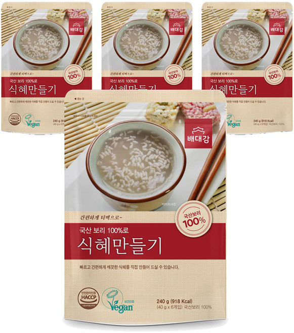 배대감 국산 식헤만들기, 240g, 4개