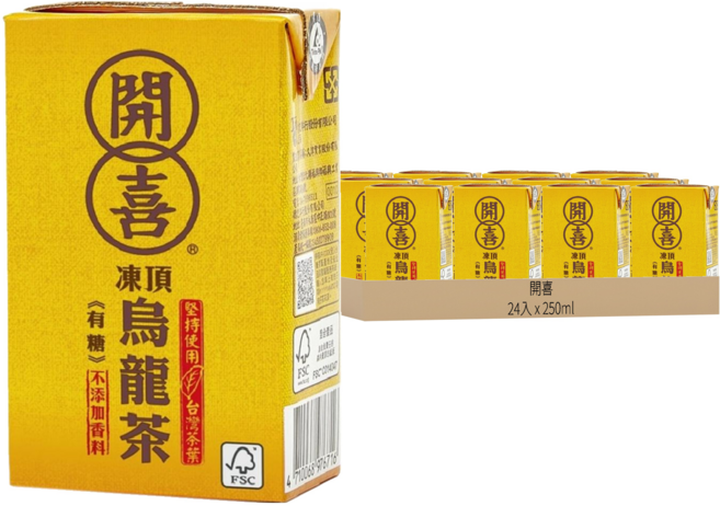 開喜 烏龍茶, 250ml, 24入