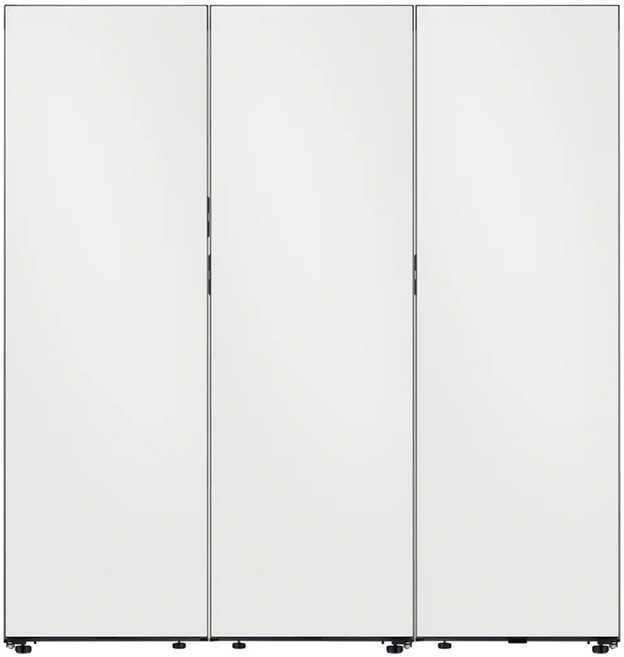 [색상선택형] 삼성전자 BESPOKE 409L 냉장고 1도어 키친핏 우개폐 + 348L 김치플러스 냉장고 1도어 좌열림 + 347L 냉동고 1도어 좌개폐 + 페어 설치자재 세트 방문설치, 코타화이트, RR40C7905AP, RQ34C7915AP, RZ34C7805AP, RA-C00K1DAA