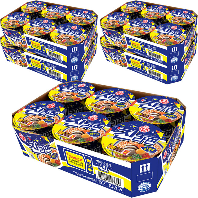 오뚜기 진라면 순한맛 용기 110g, 30개