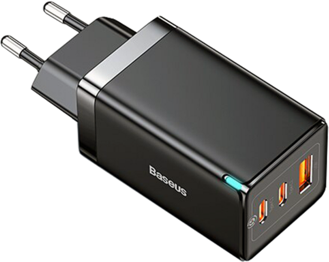 베이스어스 GaN3 PRO 멀티 포트 미니 PD 고속 충전기 65W, 1개, 블랙