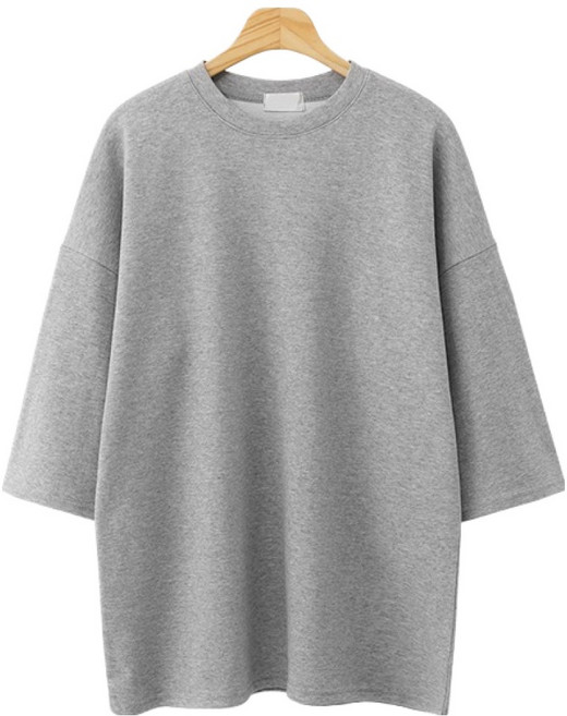 엠엔씨 남녀공용 오버핏 7부티셔츠 MDLT366DE