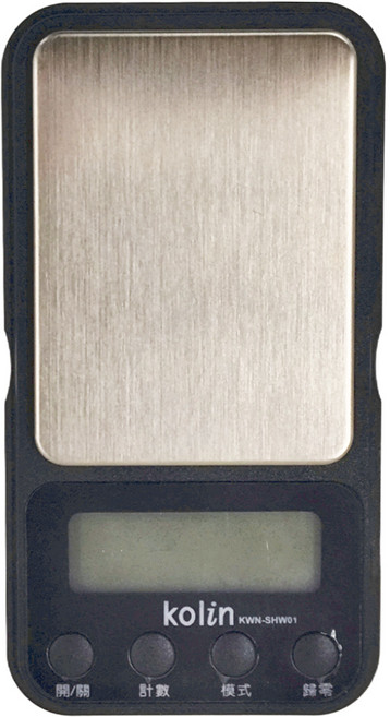 Kolin 歌林 精密電子秤 200g, KWV-SHW01, Black