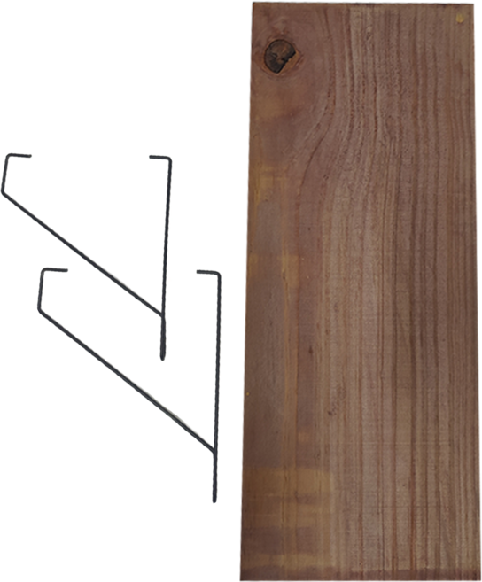 免打孔牆上置物架 簡約款 附無痕掛勾 2個, 深棕, 1層