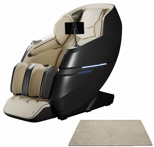 제스파 아델프리 안마의자+전용 러그, ZPC2195(안마의자), ZP540(러그), 블랙(안마의자)브라운(랜덤발송/러그)