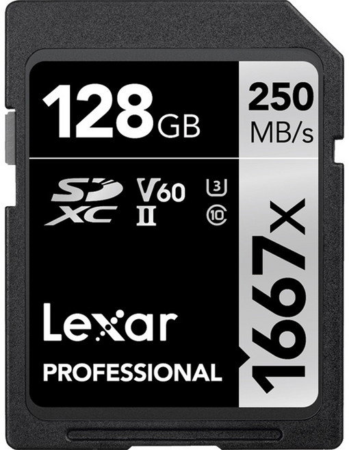 렉사 SDXC 1667배속 UHS-2 카드 LSD128CB1667, 128GB, 1개
