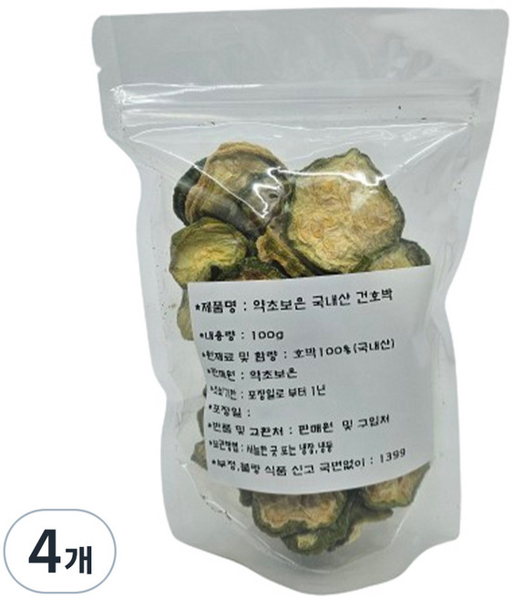櫛瓜乾, 100g, 4個