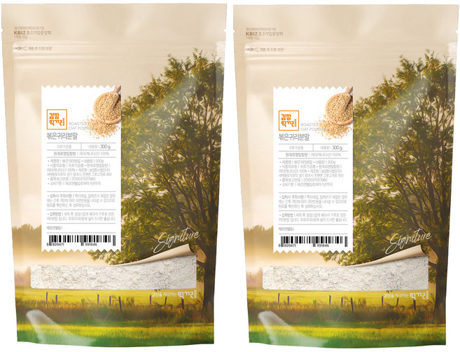 감성먹거리 볶은 귀리 분말, 300g, 2개