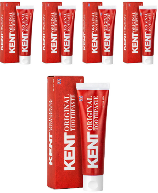 켄트 오리지널 치약, 120g, 5개