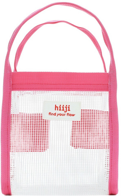 히지 샤워박스 1L, 화이트 + 핫핑크