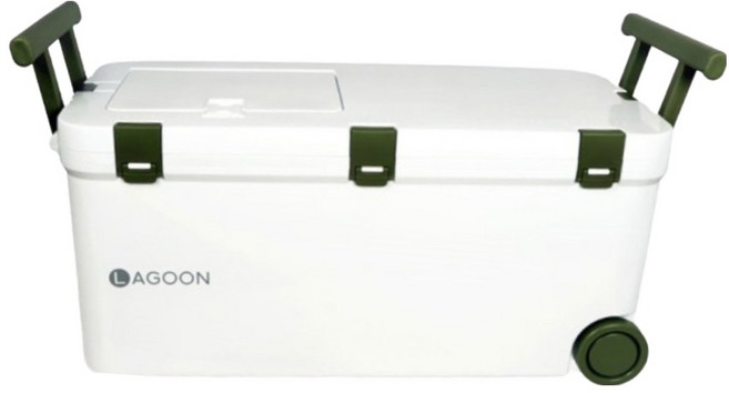 SHInWA 伸和 日本製 LAGOON 硬式冰箱, 白色, 45L