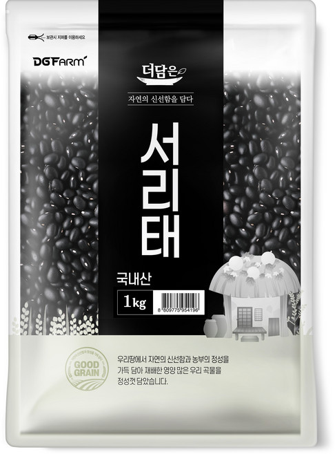 더담은 서리태, 1kg, 1개