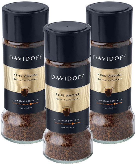 다비도프 파인 아로마 원두커피믹스, 100g, 3개