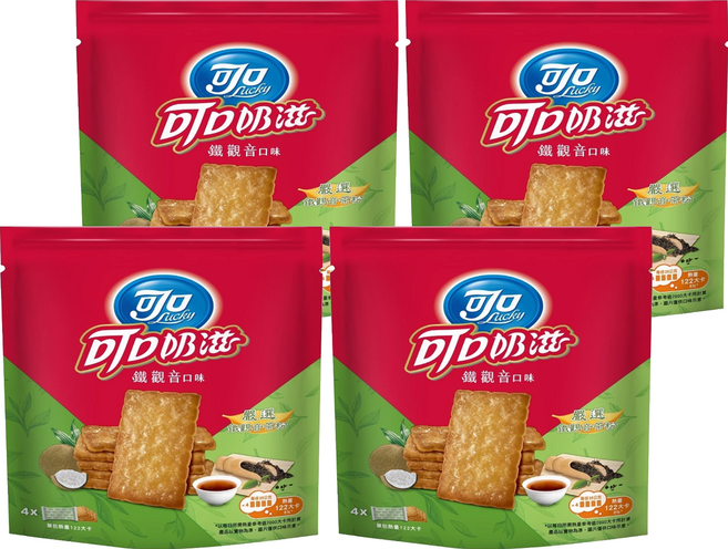 可口 可口奶滋 鐵觀音口味, 100g, 4袋