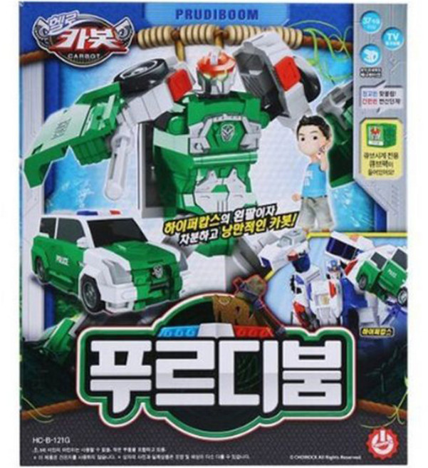 헬로카봇 푸르디붐 로봇장난감, 혼합색상, 1개