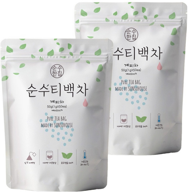 순수한집 계피차, 1g, 50개입, 2개