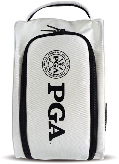 PGA투어 에센셜 로고 슈즈백 PGA-213, 화이트, 1개