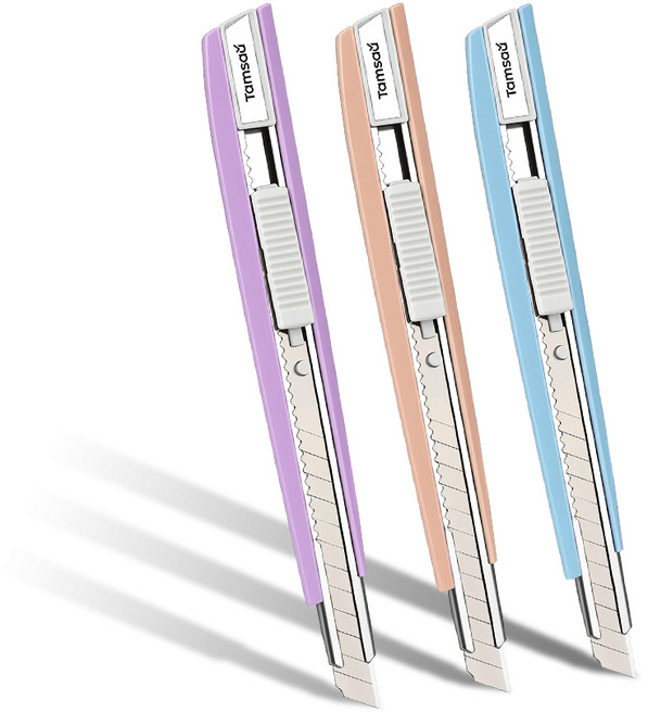 탐사 커터칼 9mm 3개입, 3종, 1세트