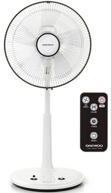 대우어플라이언스 초미세풍 발터치 리모컨 선풍기, DEF-CS214F