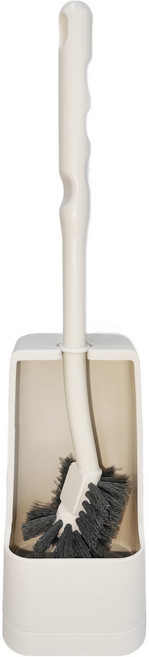 UdiLife 優的生活大師 廁底刷馬桶清潔刷組, 白色 + 灰色, 1組