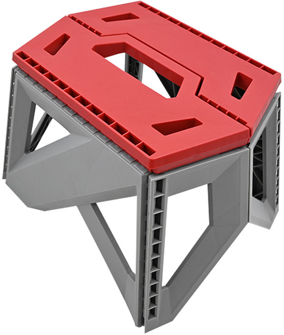 KEYWAY 聯府 金剛摺合椅 342 x 275 x 234mm, 紅色, 1個