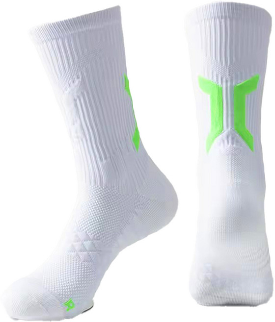 코지웰 남녀공용 발목 긴목 스포츠 양말, 화이트, 3세트