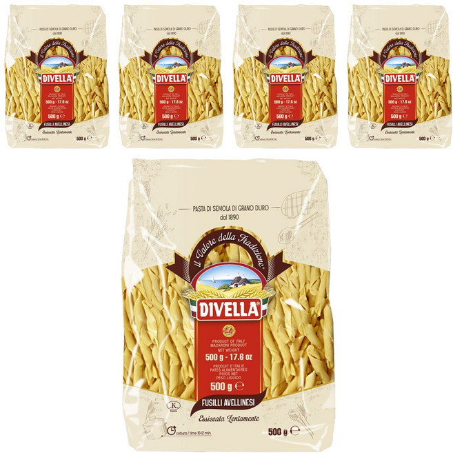 DIVELLA 德威樂 螺旋麵, 500g, 5個