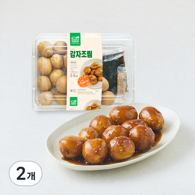 프레시밀 조림감자 재료 2~3인분, 500g, 2개