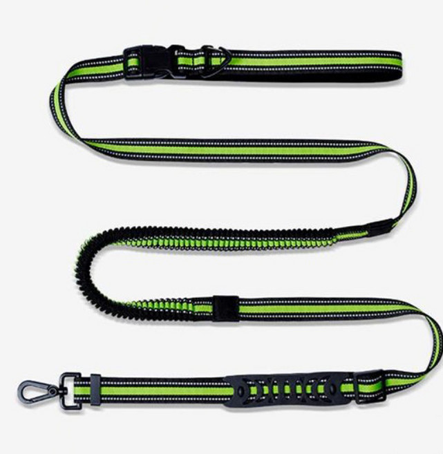 퍼플펫 강아지 핸즈프리 리드줄, 그린, 1개