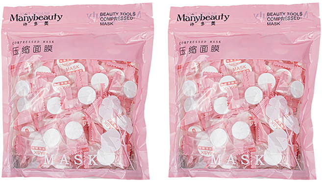 DM 알럽뷰 캔디형 압축마스크팩 100p, 2개