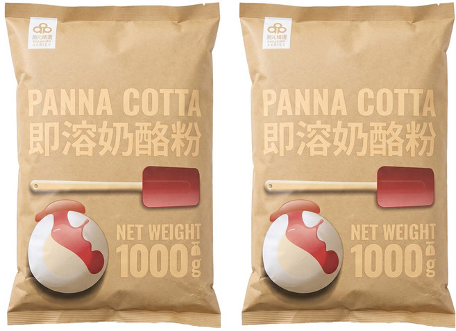 開元食品 即溶奶酪粉, 1kg, 2包