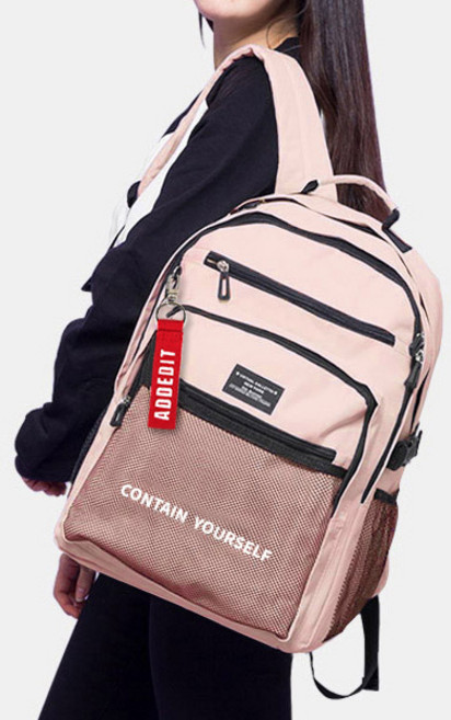 ADDEDIT Reverse 後背包, 粉紅色