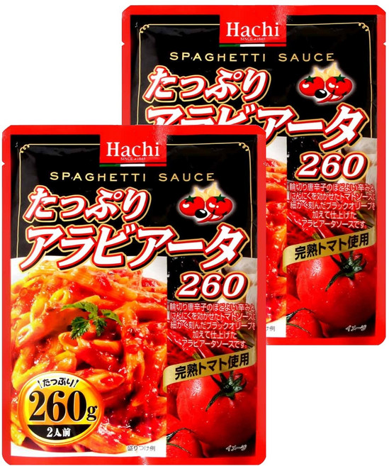 HACHI 義麵醬 辣蕃茄, 260g, 2包