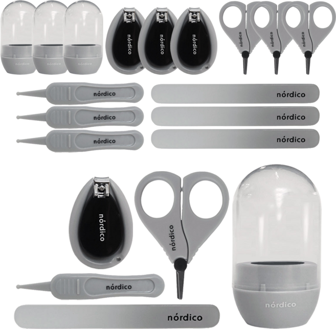 노르디코 유아용 손톱깎이 4종 세트 + 전용 케이스, 4세트